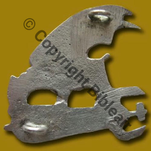 A1483  1932.40.. A1483NH BR.131 5e.GB.III.12eEB 3e.GB.II.15eEB ARGENT FAB LOC 2Anneaux Dos lisse irreg Src.JR.BOTELLIN A.DENIS 450Eur 